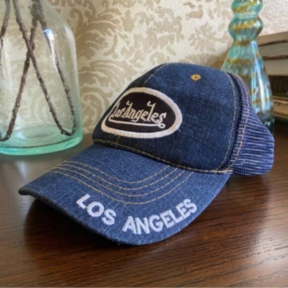 Trucker Cap. Mesh Back with Los Angeles Logo
